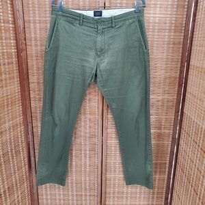 ◇ J Crew Stretch Men's Olive Green Pants Size 30x30